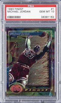 1993-94 Finest #1 Michael Jordan - PSA GEM MT 10